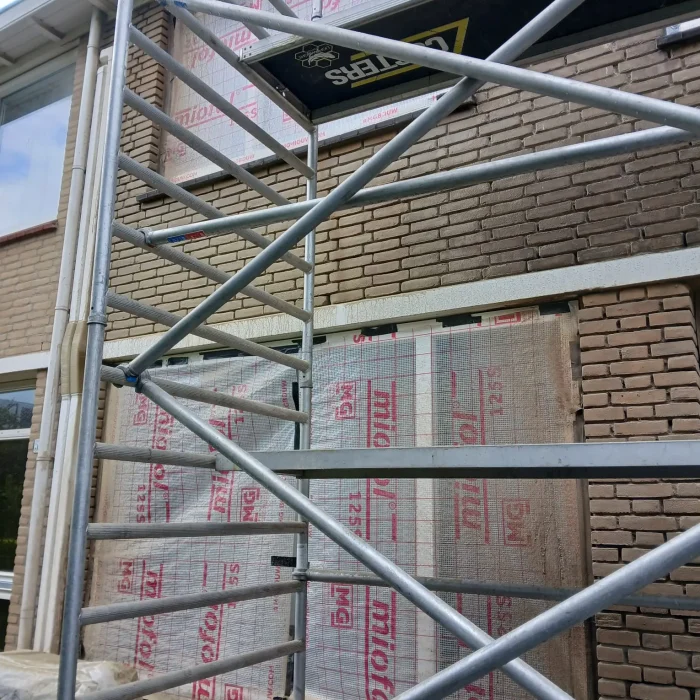 Gevelrenovatie van bakstenen woning door DW Cleaning